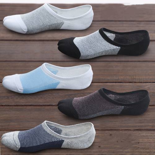 5 pairs of men&39s summer shallow mouth youth short socks invisible student low cut thin style