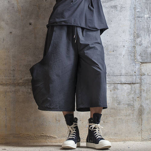 Men&39s new style is not called the big pocket design classic dark personality casual wide leg pants