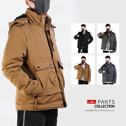 BAPAI Men&39s Jacket Warm Hooded Thick Puffer Jacket Coat Male Casual High Quality Overcoat Thermal Winter Windbreaker