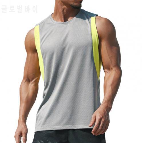 Summer Men&39s Sports Vest Sleeveless Quick-Drying Running Workout Loose Casual Tanks Top Vest Men&39s Undershirt Tops Male Clothing