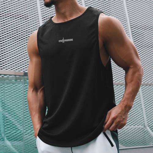 New Mens Workout Mesh Casual Tank Top Fitness Summer Running Singlet Quick Dry Vest Clothing Bodybuilding Sport Sleeveless Shirt