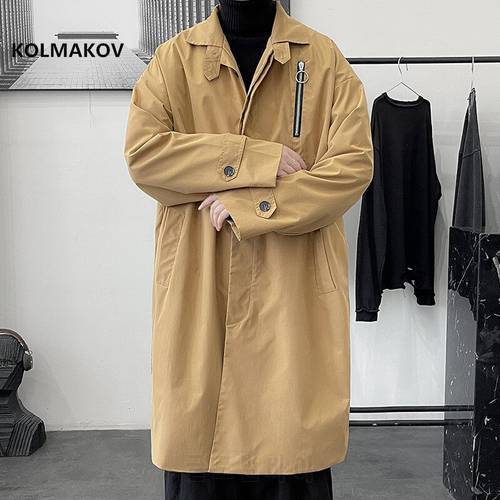 2022 spring Long style overcoat men&39s High quality trench coat,autumn fashion jackets men,Men&39s Clothing Windbreakers size M-5XL