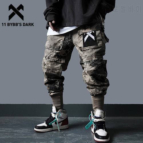 11 BYBB&39S DARK Hip Hop Joggers Men Detachable Multi-Pocket Elastic Waist Sweatpants Techwear Pants Streetwear Cargo Pants Men