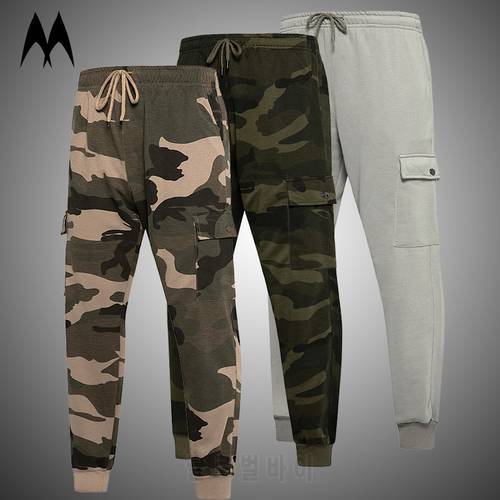 Camouflage Sweatpants Men 2022 New Loose Jogging Pant Drawstring Casual Sweat Pants Mens Four Seasons Plus Size Trousers