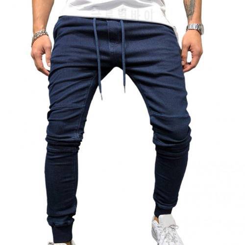 Breathable Classic Mid Waist Pants Men Pencil Jeans Denim Skinny Trousers Male Plus Size Casual Slim Street Hip-Hop Cowboy Cloth