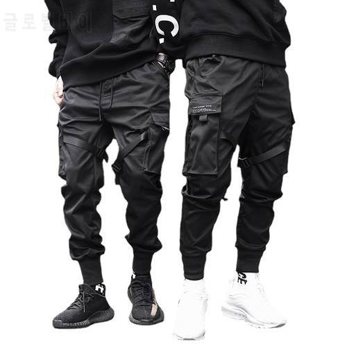 ICCLEK Hot Sale Men&39s Overalls Street Hip Hop Casual Pocket Trousers Fashion Jogger Comfortable Anti-Wrinkle Black Pants