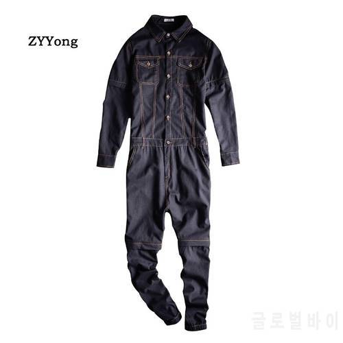 ZYYong Summer Men&39s Detachable Sleeve Short Jumpsuits Joggers Two way overalls Black Purple Fashion Hip-Hop Loose Men&39s Trousers