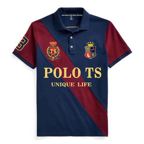 100% Cotton Polo Shirt Men Brand Clothing Patachwork High Quality POLO TS Embroidery Breathable Summer Men&39s Polo Shirts 6XL