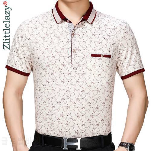 2022 Brand Casual Summer Flower Short Sleeve Polo Shirt Men Poloshirt Jersey Pocket Mens Polos Tee Shirts Dress Fashions 41605