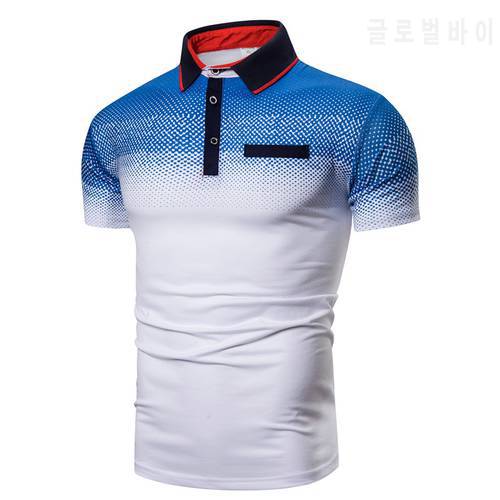 Short Sleeve Polo Shirt Men&39s Personalized Slim Polo Shirt Casual Top