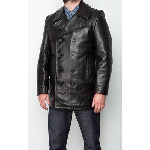 YRFree shipping.classic black casual leather jacket,mens slim genuine leather coat.plus size,warm business cowhide overcoat