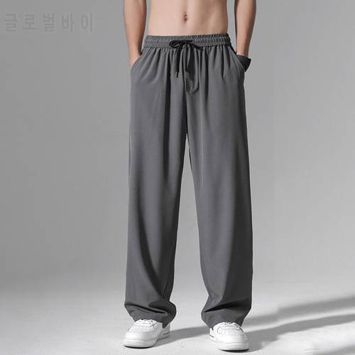 Sweatpants Men Casual Pants Black Gray Wide Pants Comfortable Running Sport Trousers Harem Pants
