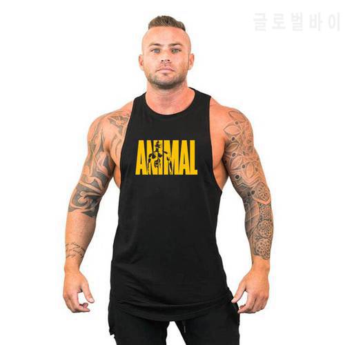 Brand Casual Clothing Undershirt Fitness Stringer Muscle Workout Vest Cotton Gym Tank Tops Men Sleeveless Fashion Bodybuilding