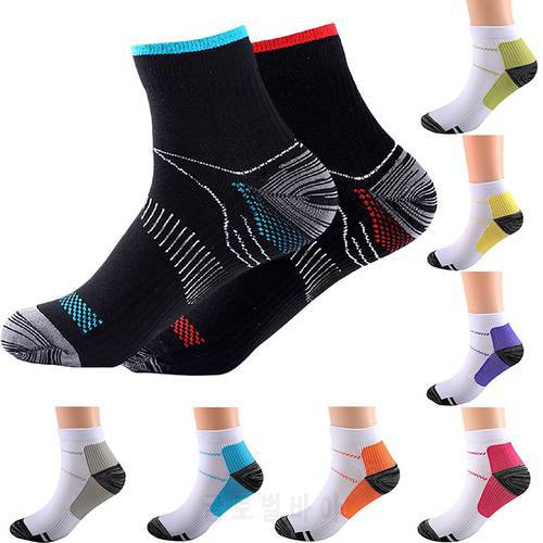 2021 New fashion sport Men Women Unisex Foot Compression Socks For Plantar Fasciitis Heel Spurs Arch Pain Breathable Socks
