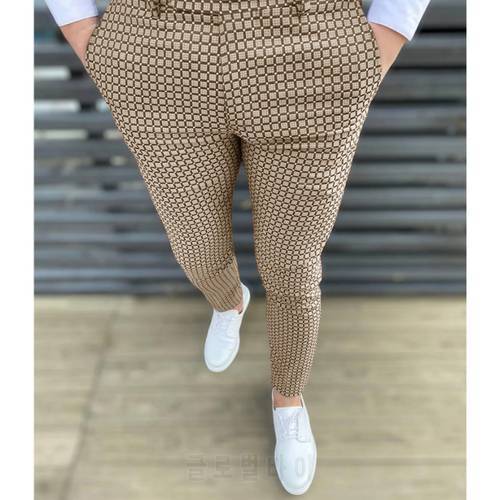 Design Fashion Trousers Men Business Casual Pants Men High Quality Formal Social Streetwear Trend Brand Pencil Pants Hot Sale XL