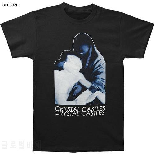 Crystal Castles Men&39s Burka Slim Fit T-shirt Black Summer Short Sleeve Shirts Tops S~3Xl Big Size Tees T Shirt