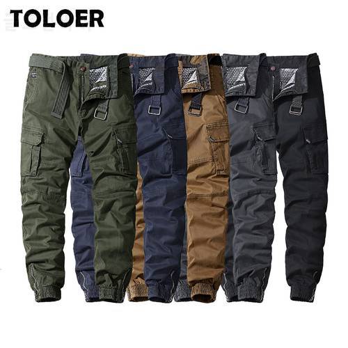 Men&39s Cargo Pants Casual Multi Pockets Mens Military Large size Tactical Pants Male Outwear Army Straight slacks Long Trousers