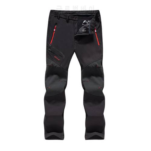 Men Outdoor Pants 2022 Waterproof Windproof Breathable Trousers Homme Stretch Softshell Mountain Trekking Cargo Pants
