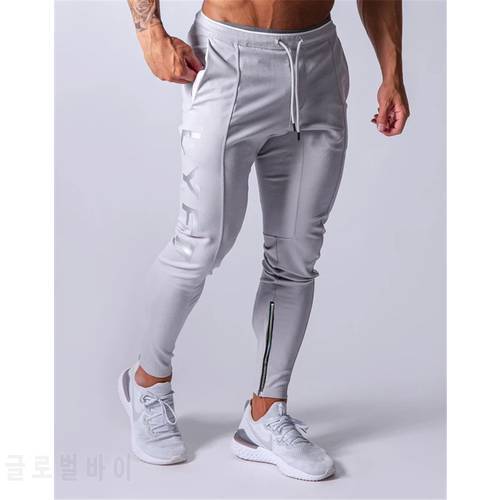 Dropshipping Men&39s Athletic Running Jogger Pants Gym Workout Tapered Track Pants Casual Training Sweatpants with Zipper Pockets