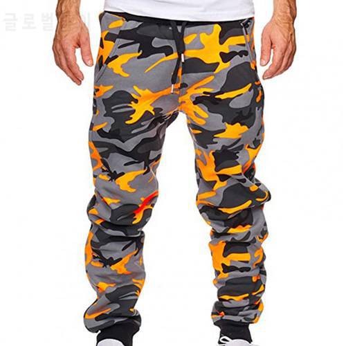 Mens Jogger Autumn Pencil Pants 2021 Men Camouflage Military Trousers Jogger Ankle Banded Mid Waist Men Cargo Pants Camo Jogger