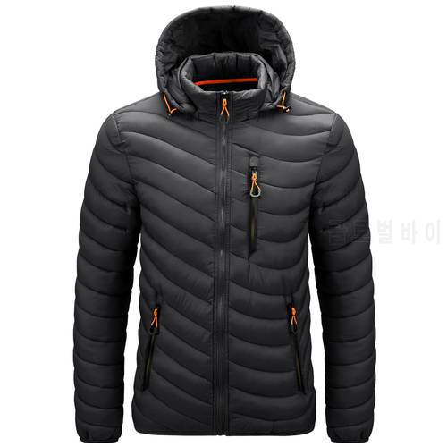 2023 Ultralight Men&39s Down Brand Clothes Casual Hooded Coats Autumn Black Blue Winter Jackets Parkas Windbreakers Oversize 6XL