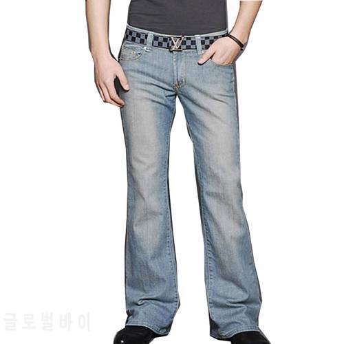 Men&39s flared jeans tailored jeans boots cut legs to fit classic flared retro 27-38 2021