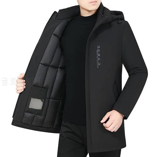 Winter Parka Men 2022 New Casual Thicken Cotton Jacket Hooded Outwear Windproof Warm Coat Hooded Plus Size 5XL