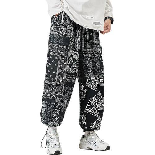 Ankle-Length Jogging Pants Men Clothing Joggers Men Pants Japanese Streetwear Trousers Men Fashion Hip Hop 2023 Autumn