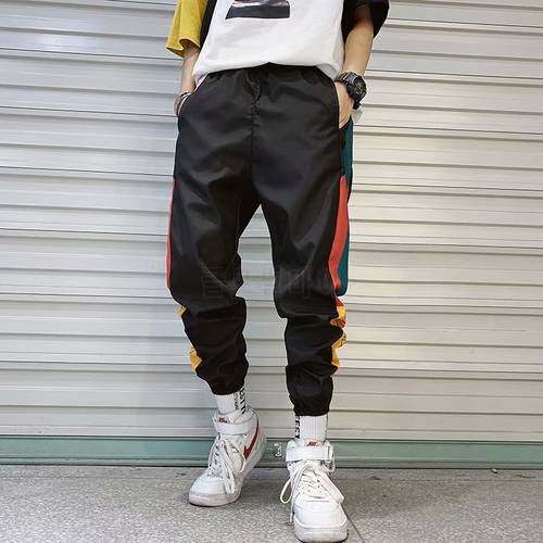 Men&39s Cargo Pants Fashion Hip Hop Sweatpants Trousers Trendy Streetwear Solid Sweatpants Pantalones Casual Techwear