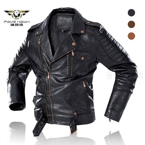 Men&39s Fashion Winter Fleece Leather Jacket Thick Warm Coat Motorcycle Leather Jacket Windbreaker Outwear Coats Plus Size 4XL