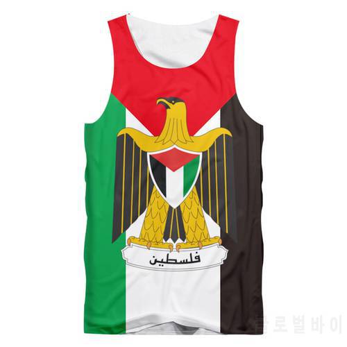 UJWI Peace Palestine Men&39s Vest All Over Printed tank top Fashion Boy Sleeveless Top Summer Logo Free Palestine oversized s-6XL
