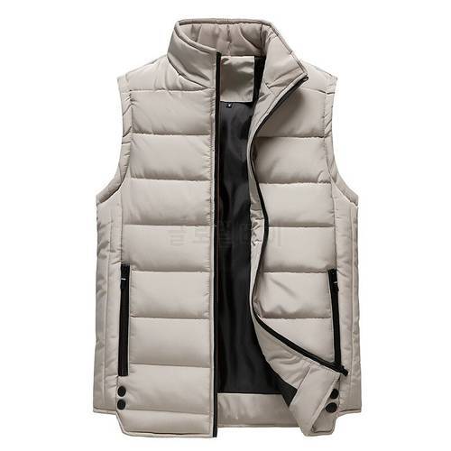 Mens winter vest Jacket Zipper Vest Brand Men&39s Waistcoat Men Lightweight Waterproof Sleeveless White Duck Down Male Slim Gilet