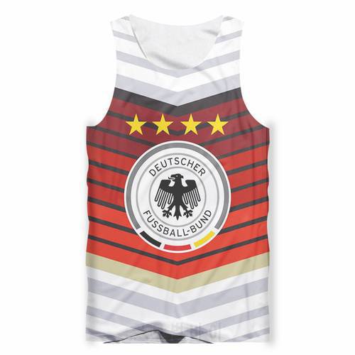 New 3D German Flag Print Vest Men&39s Streetwear Casual Tank tops Couple Summer Sleeveless Vest Unisex Hombre Gym Tank tops