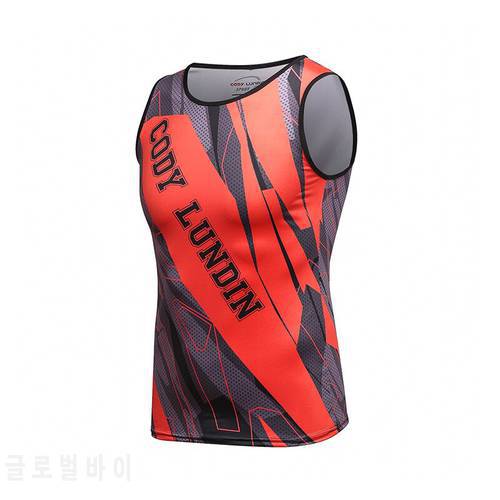 2022 Summer Compression Quick Dry Sport Tank Tops Casual Wholesale Sleeveless Gym Shirt Men Sports Running Fighting BJJ Tops