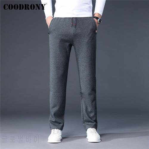 COODRONY Autumn Winter Streetwear Fashion Casual Sweatpants Men Clothing Soft Warm Cotton Pants Tracksuit Trousers Joggers C9023