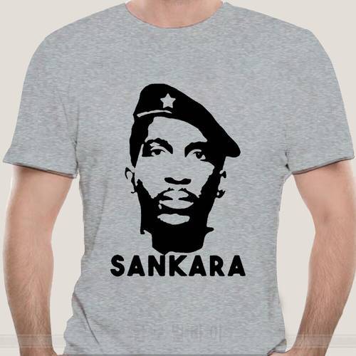 fashion t-shirt men cotton brand teeshirt Thomas Sankara T Shirt Marxist Marxisim Burkina Faso Vintage Cool Gift Tee