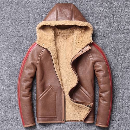 Free shipping,Brand new G1 Vintage brown cowhide jacket.Men Winter air force genuine leather coat.Plus size leather cloth.