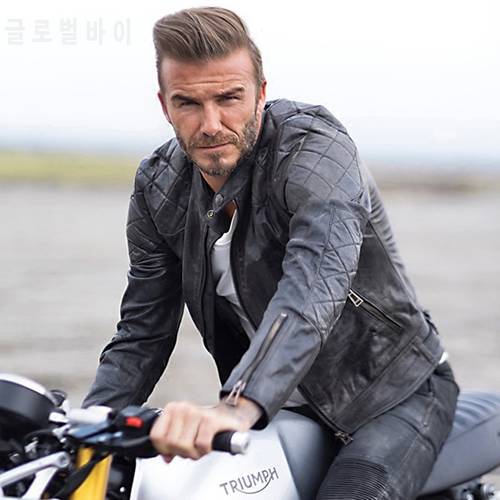 Spring and Autumn Natural Cowhide Leather Jacket Men Motorcycle Jackets Biker Clothing Man Slim Real Leather Coat
