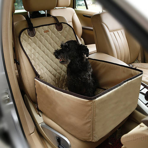900D Nylon Waterproof Travel 2 in 1 Carrier For Dogs Folding Thick Pet Cat Dog Car Booster Seat Cover Outdoor Pet Bag Hammock