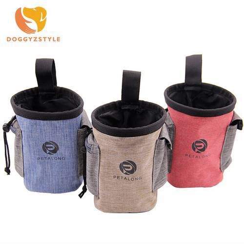 Pet Dog Walking Food Treat Snack Bag Outdoor Portable Training Polyester Pockets Pouch Waist Storage Hold Chihuahua DOGGYZSTYLE