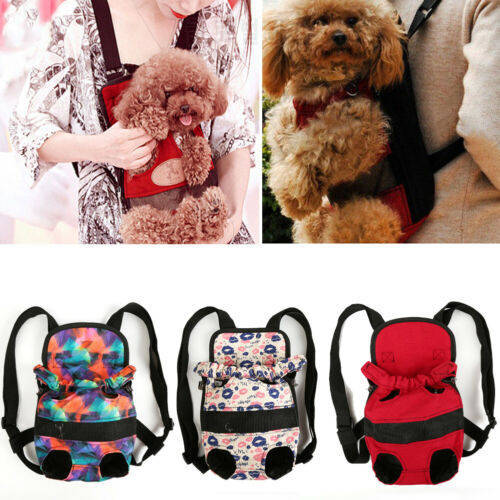Pet Carrier Backpack Adjustable Pet Front Cat Dog Carrier Travel Bag Legs Out K