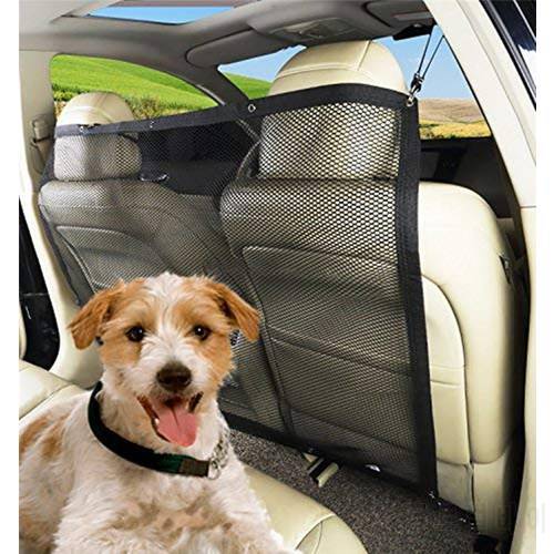 Car Pet Barrier Mesh Dog Car Safety Travel Isolation Net Vehicle Van Back Seat Car Isolation Net Black Mesh For Dog Popular