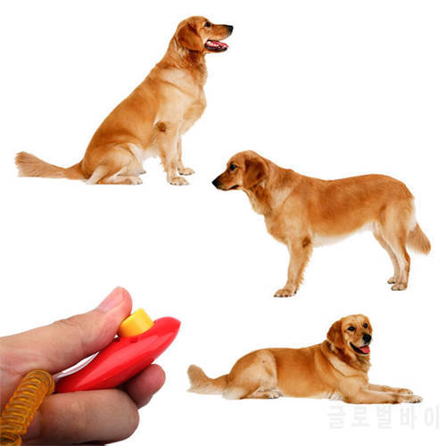 High Quality Universal Animal Pet Dog Cat Training Clicker Obedience Aid Wrist Strap Training Tools for Pet 1pcs