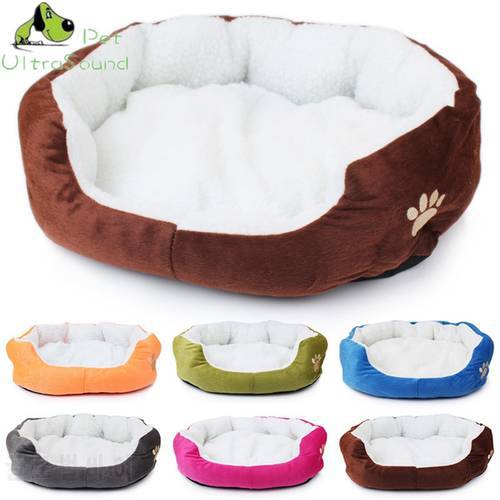 ULTRASOUND PET Dog Kennel Soft Dog beds Puppy Cat Bed Pet House for Small and medium Dog Pad Winter Warm Pet Cushion Pet Product