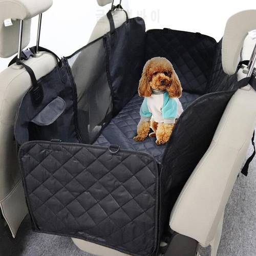 Dog Oxford Fabric Car Seat Covers Waterproof Pet Back Bench Seat Travel Car Seat Covers Mat for Small Medium Large Pet