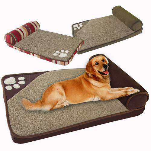 DSOFT 2020 Fashion Classic Pet Litter Pad Large and Small Pet Bed Comfortable Pillow Bed Large Detachable Soft Pet Sofa