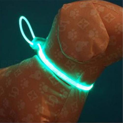 2019 New LED Pet Collar Luminous Adjustable Pet Safety Collars Water Resistant Flashing Light