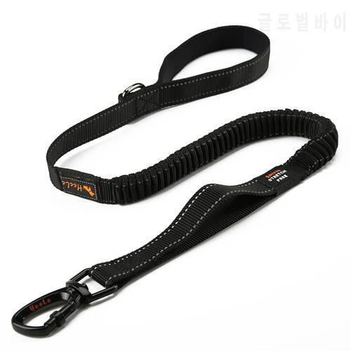 152CM Elastic Bungee Dog Leash Rope Nylon Leash Running Comfortable Padded Handle Reflective Durable Leash For Dog High Quality