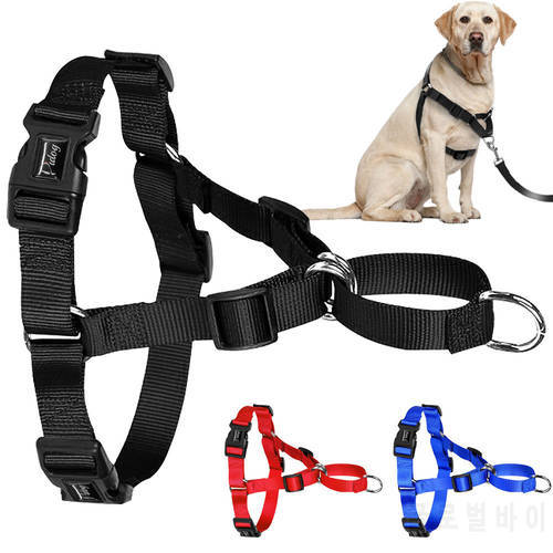 Didog Nylon No Pull Dog Harness No Choke Training Dogs Harnesses Front Fastening Stop Pulling S M L XL