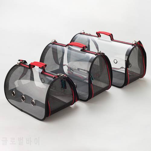Portable transparent PET bag shoulder backpack pet outgoing bag portable backpack pet supplies pet carrier backpack